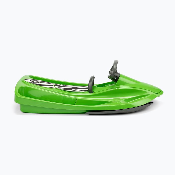Hamax Sno Zebra green children's sled with handlebars 503516 2