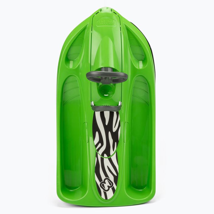 Hamax Sno Zebra green children's sled with handlebars 503516 3