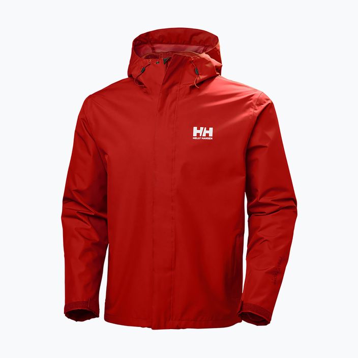 Helly Hansen Seven J men's rain jacket red 62047_222 5