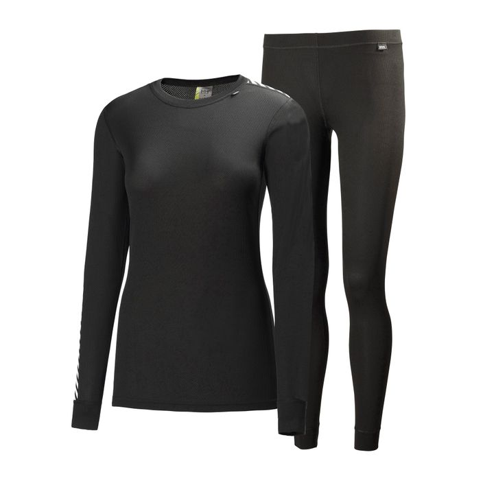 Women's thermal underwear set Helly Hansen HH Comfort Light black 2