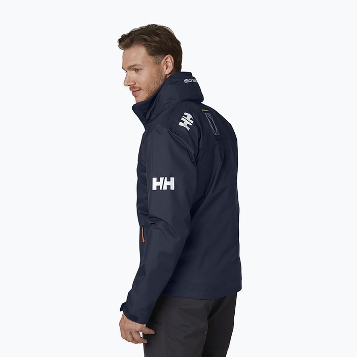 Men's Helly Hansen Crew Hooded jacket navy blue 33875_597 2