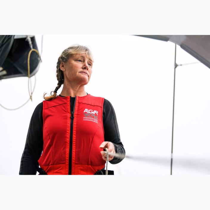 Women's sailing suit Helly Hansen Aegir Race Salopette alert red 6