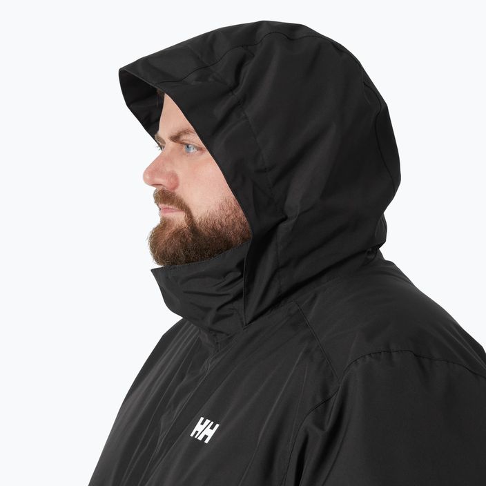 Men's Helly Hansen Dubliner Insulated rain jacket black 3