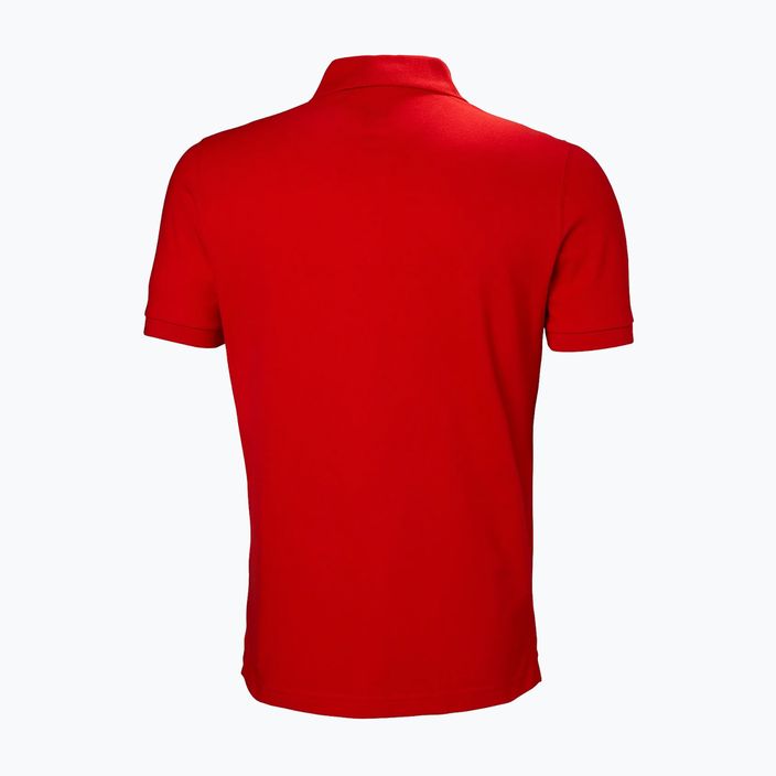 Men's Helly Hansen Transat Polo shirt alert red 2