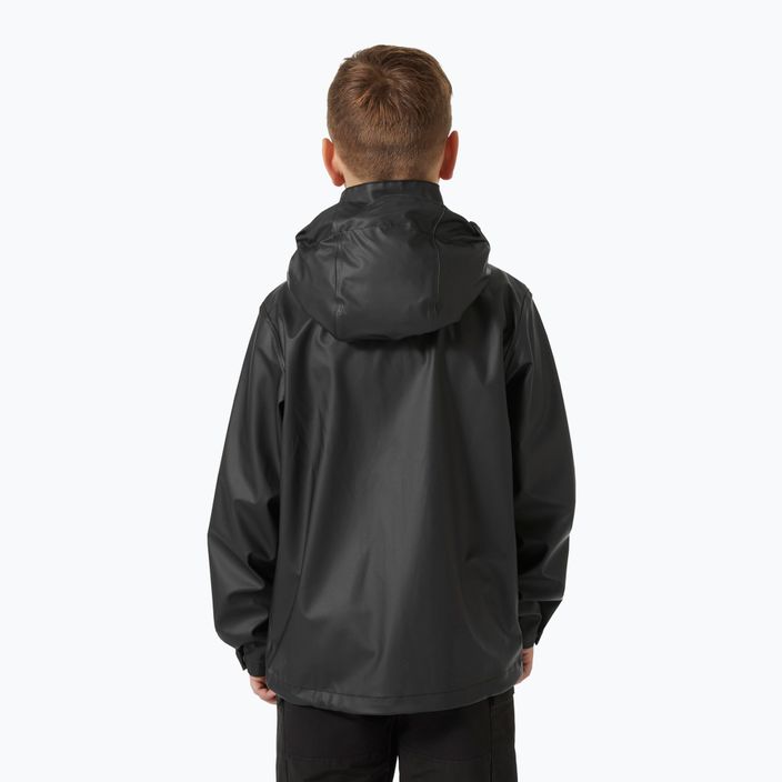 Helly Hansen children's sailing jacket Moss black 2