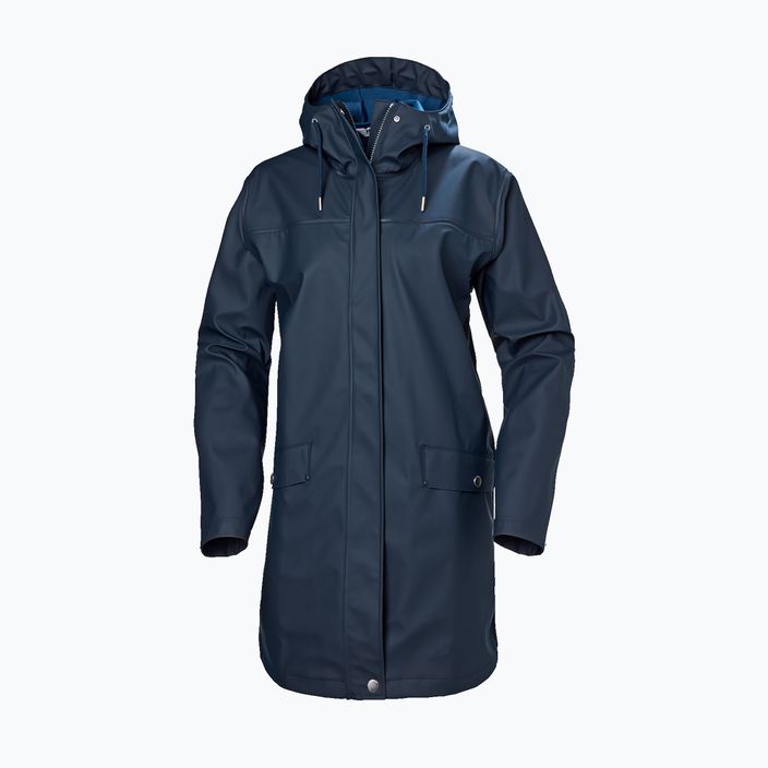 Women's Helly Hansen Moss Rain Coat navy 5