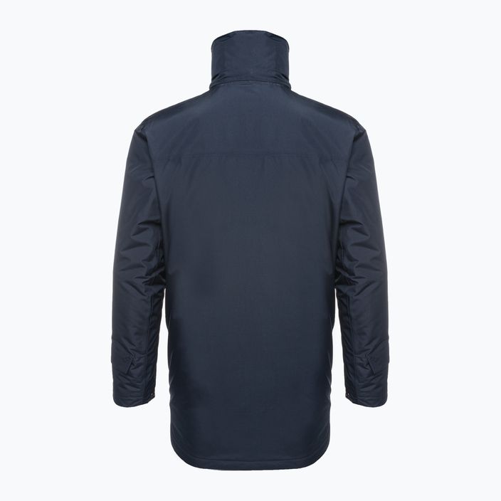 Men's Helly Hansen Dubliner Insulated Long rain jacket navy 2