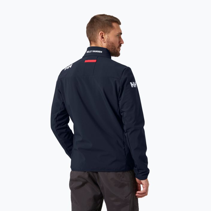 Men's sailing jacket Helly Hansen Crew Softshell 2.0 blue 30223_597 2