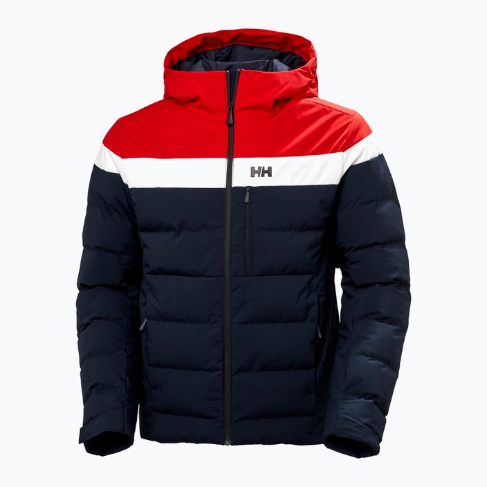 Helly Hansen men's ski jacket Bossanova Puffy navy blue and red 65781_597 7