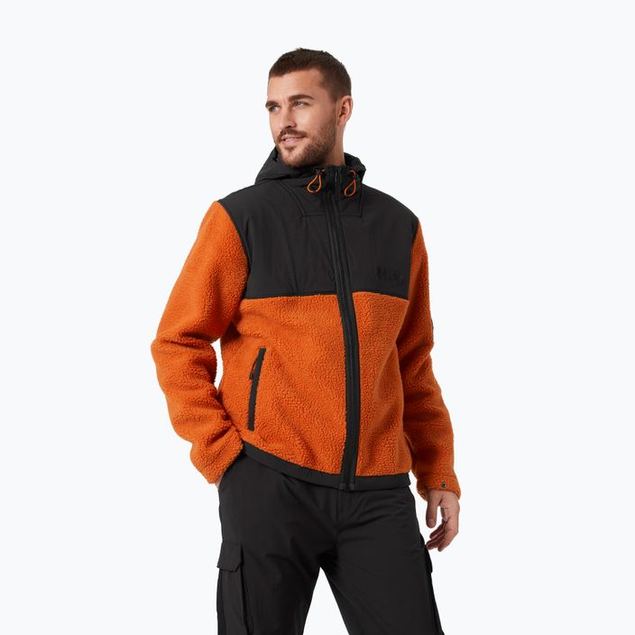 Men's Helly Hansen Patrol Pile fleece sweatshirt orange 53678_300