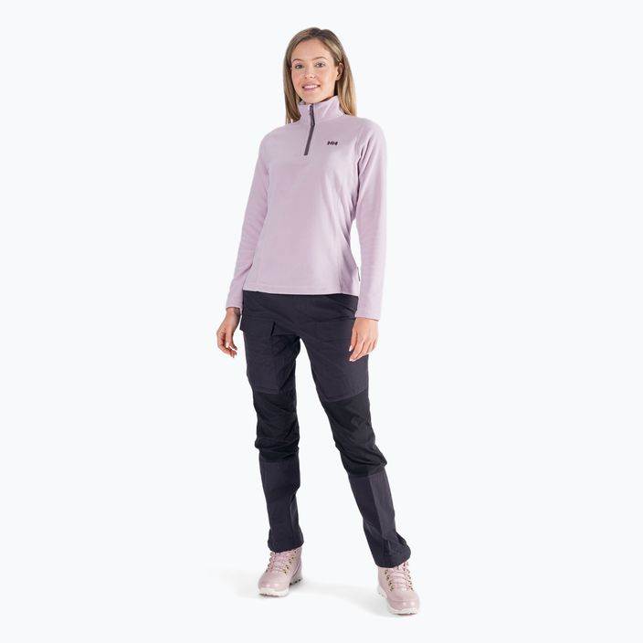 Helly Hansen women's Daybreaker 1/2 Zip light pink fleece sweatshirt 50845_692 6