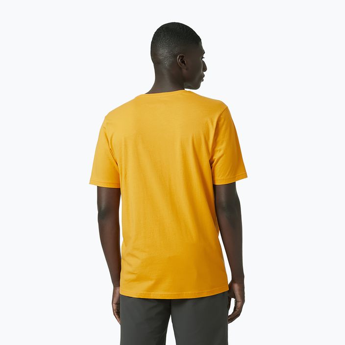 Men's Helly Hansen HH Logo trekking shirt yellow 33979_328 2