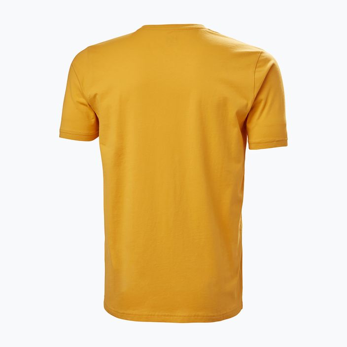 Men's Helly Hansen HH Logo trekking shirt yellow 33979_328 5
