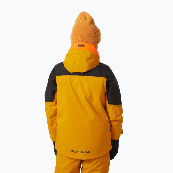 Helly Hansen Summit children's ski jacket yellow 41761_328 4
