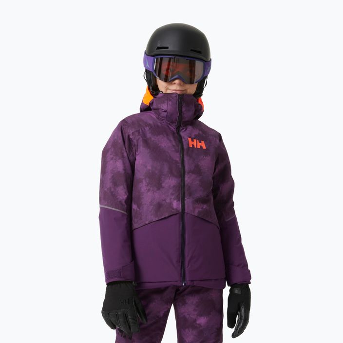 Helly Hansen Stellar children's ski jacket purple 41762_670 3