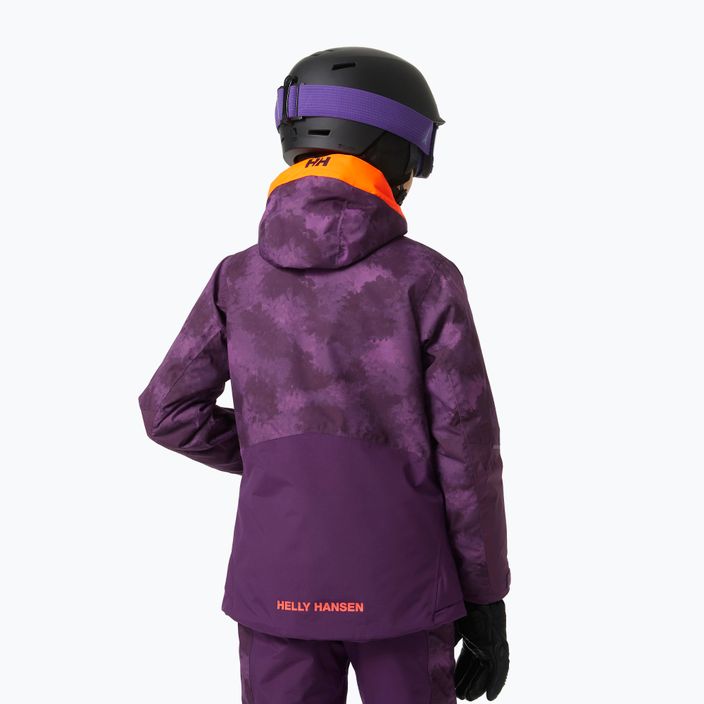 Helly Hansen Stellar children's ski jacket purple 41762_670 4