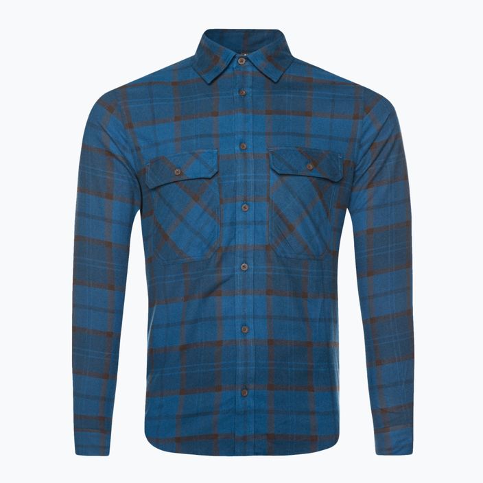 Helly Hansen men's Lokka Organic Flannel LS blue/black shirt 62731_755 5