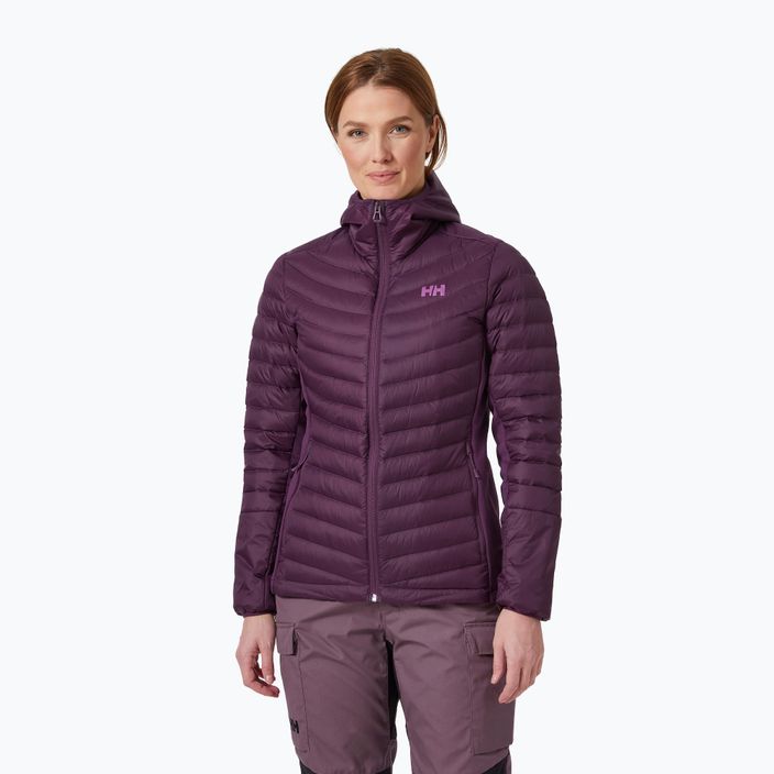 Helly Hansen women's down jacket Verglas Hood Down Hybrid Insulator purple 63026_670