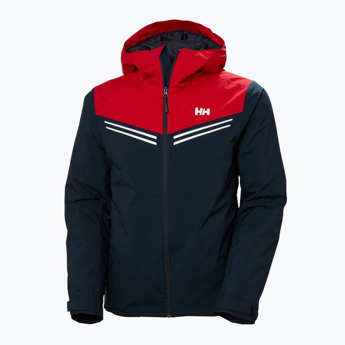 Men's ski jacket Helly Hansen Alpine Insulated navy blue and red 65874_597 6