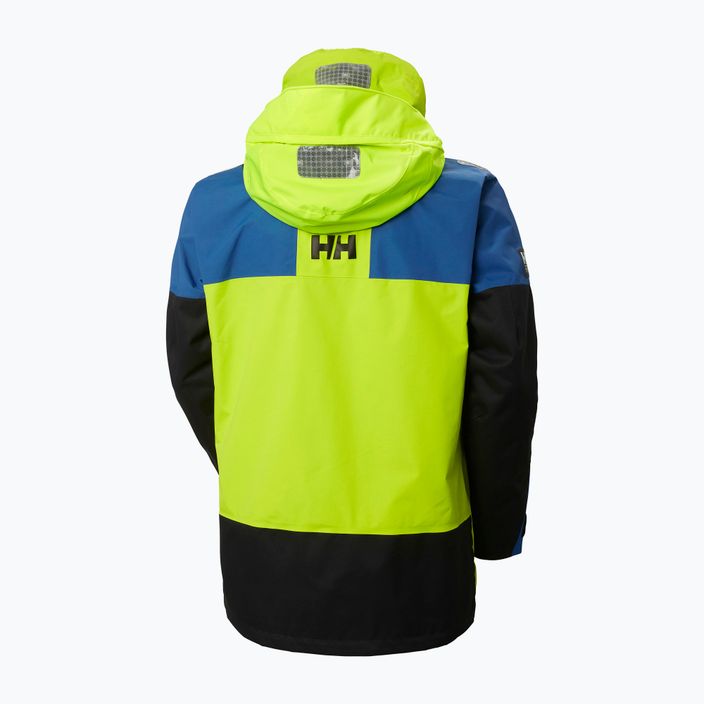 Helly Hansen Skagen Offshore men's sailing jacket azid lime 8