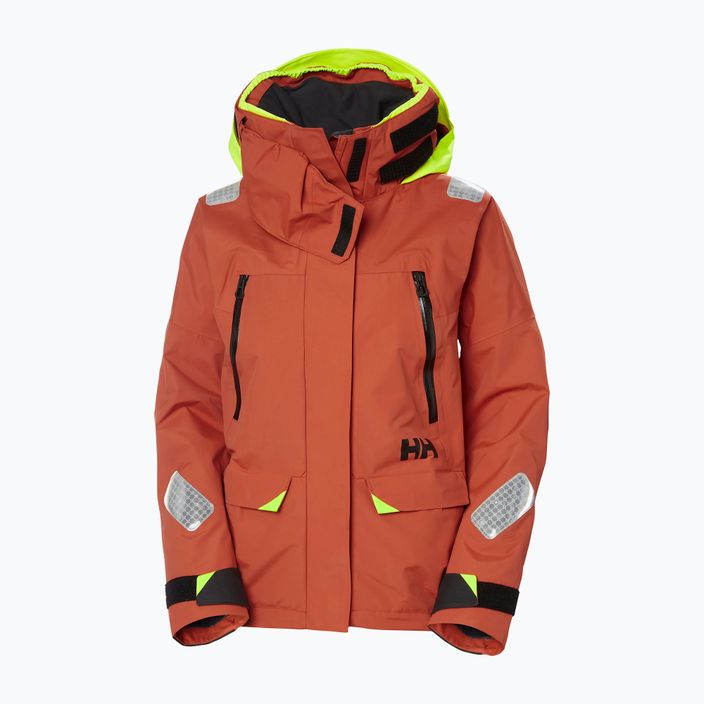 Women's sailing jacket Helly Hansen Skagen Offshore terracotta 8