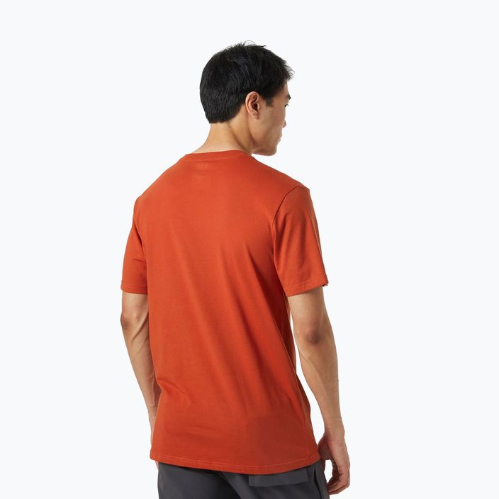 Helly Hansen Nord Graphic men's trekking shirt orange 62978_308 2