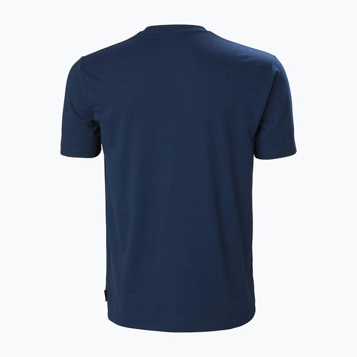 Helly Hansen Skog Recycled Graphic men's trekking shirt navy blue 63083_584 6