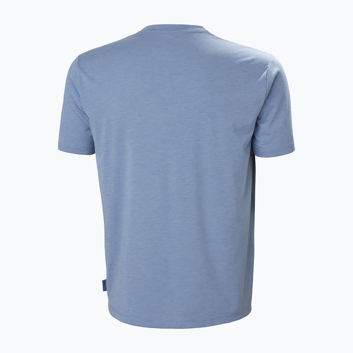 Helly Hansen Skog Recycled Graphic men's trekking t-shirt blue 63082_636 6