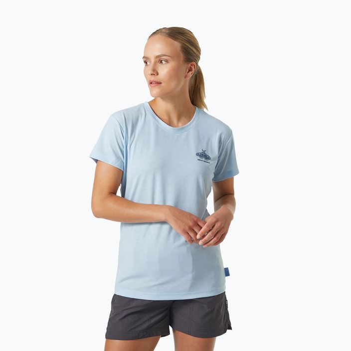 Women's trekking t-shirt Helly Hansen Skog Recycled Graphic blue 63083_513
