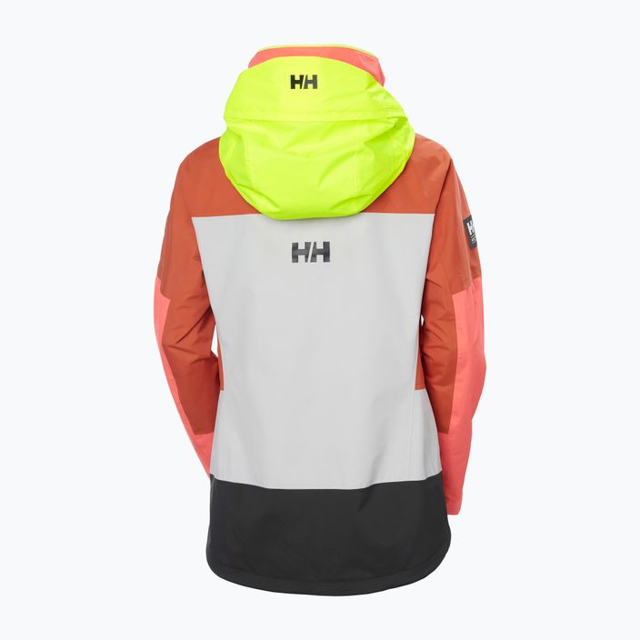 Helly Hansen women's sailing jacket Newport Coastal terracotta 7