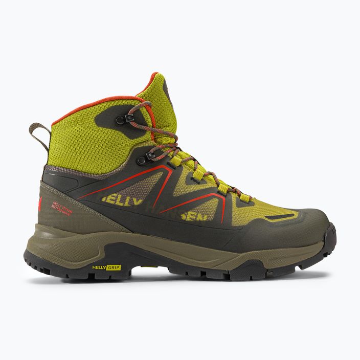 Helly Hansen Cascade Mid HT men's trekking boots neon moss/utility green 2