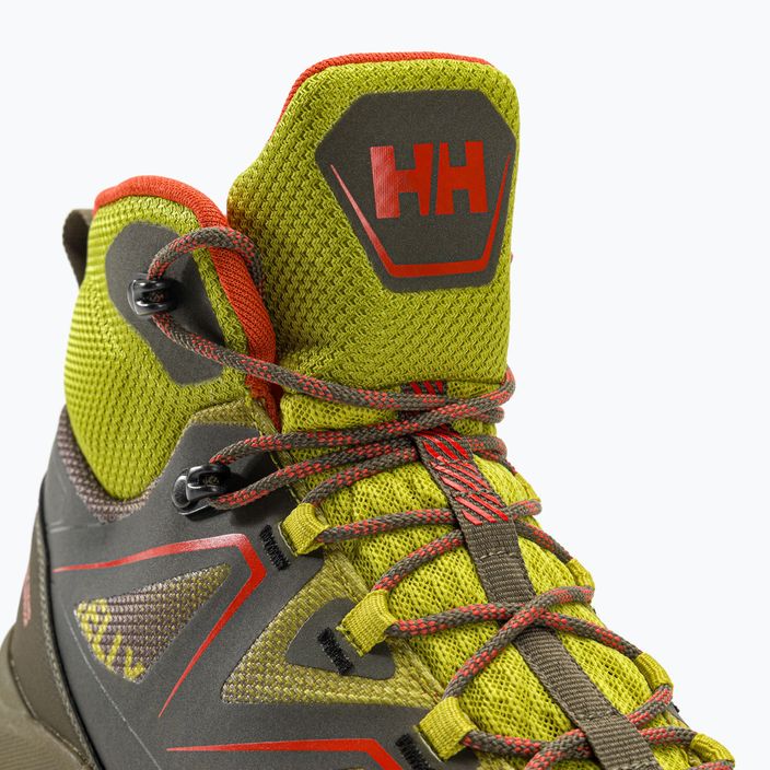Helly Hansen Cascade Mid HT men's trekking boots neon moss/utility green 10