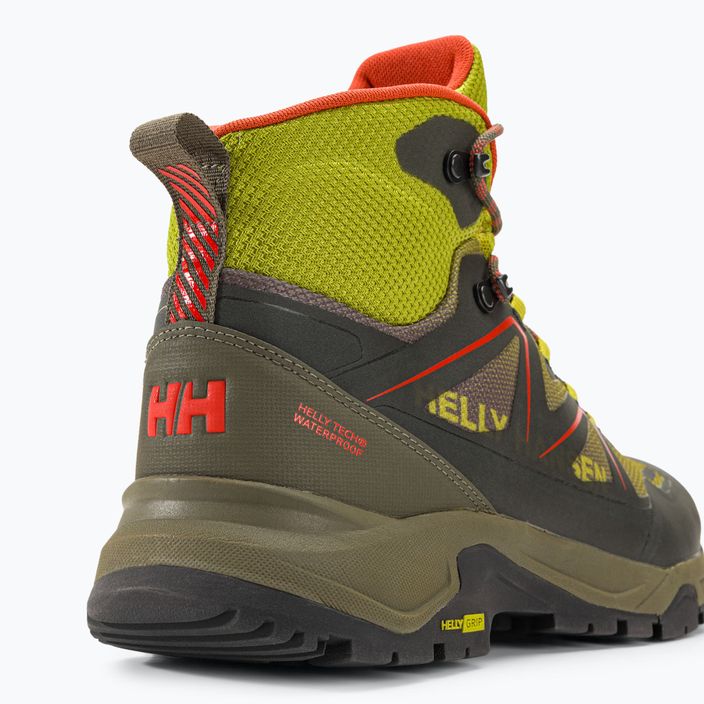 Helly Hansen Cascade Mid HT men's trekking boots neon moss/utility green 11