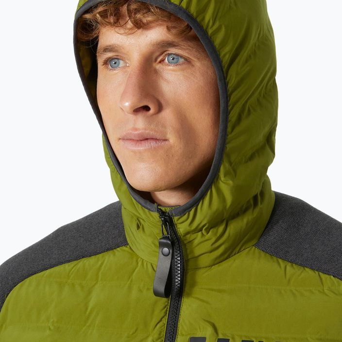 Men's sailing jacket Helly Hansen Arctic Ocean Hybrid Insulator olive green 3