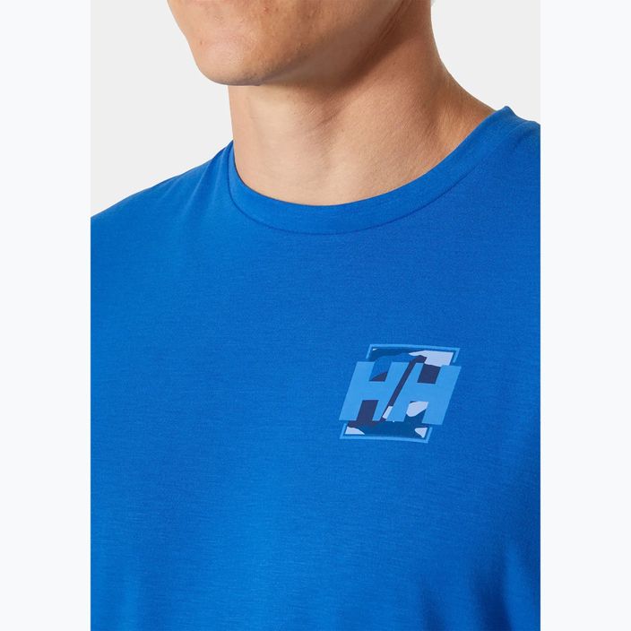 Men's Helly Hansen Skog Recycled Graphic t-shirt cobalt 2.0 3