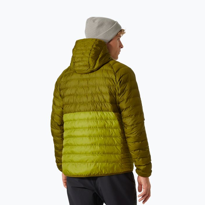 Men's Helly Hansen Banff Hooded Insulator down jacket bright moss 2