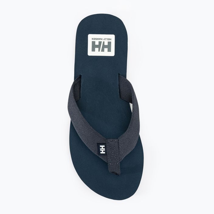 Men's Helly Hansen Logo Sandals 2 navy/off white flip flops 5