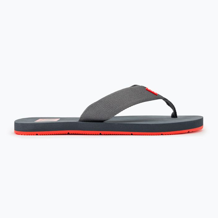 Men's Helly Hansen Logo Sandals 2 ebony/cherry tomato flip flops 2