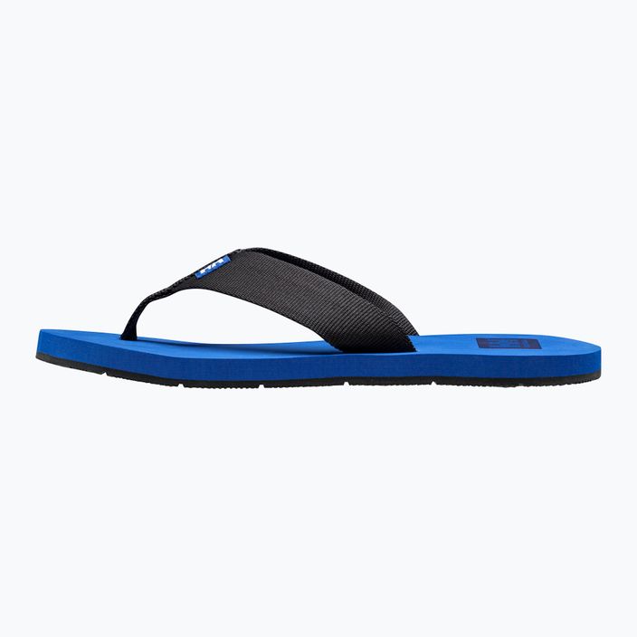 Men's Helly Hansen Logo Sandals 2 ebony/cobalt flip flops 10