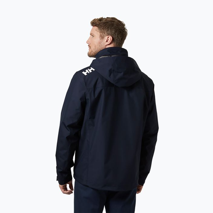 Men's sailing jacket Helly Hansen Crew Hooded Midlayer 2 navy 2