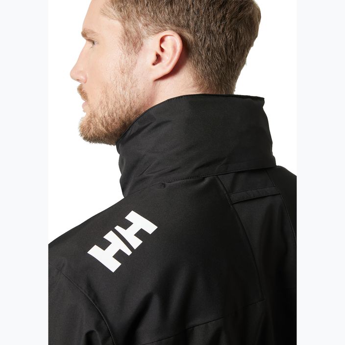 Men's sailing jacket Helly Hansen Crew Hooded 2.0 black 4