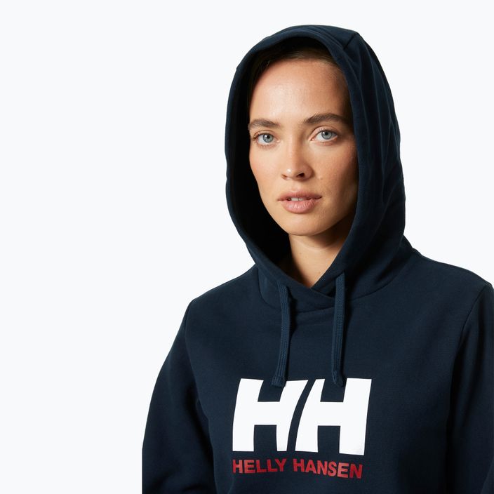 Women's Helly Hansen HH Logo Hoodie 2.0 navy 3