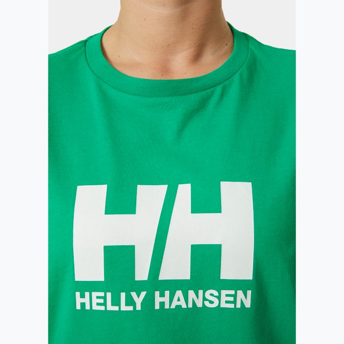 Helly Hansen women's t-shirt Logo 2.0 bright green 3