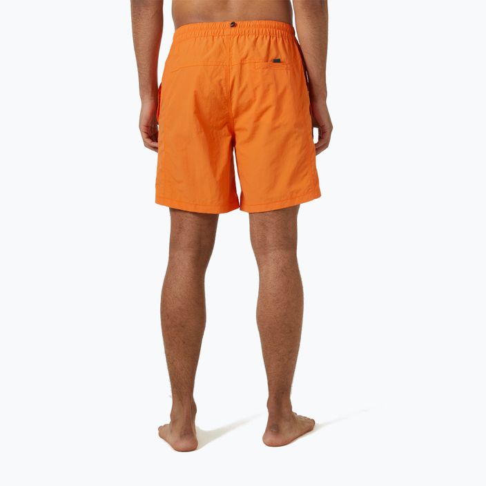 Men's Helly Hansen Calshot Trunk swim shorts poppy orange 2