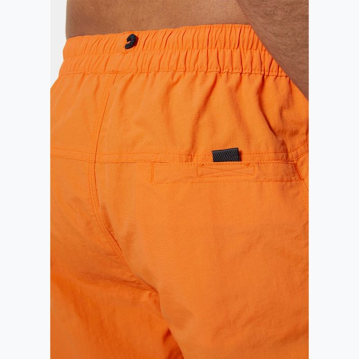 Men's Helly Hansen Calshot Trunk swim shorts poppy orange 4