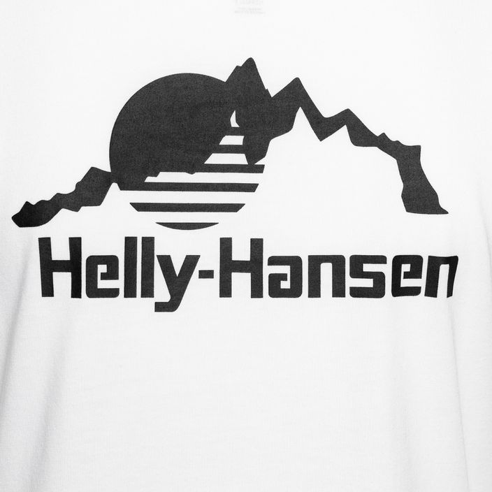 Helly Hansen Nord Graphic Drop white women's t-shirt 4