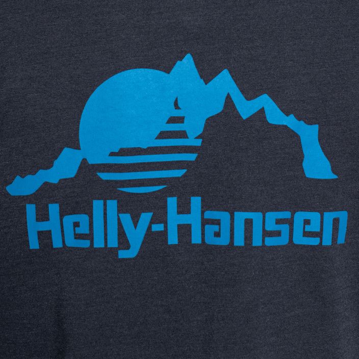 Helly Hansen Nord Graphic Drop women's t-shirt navy 4