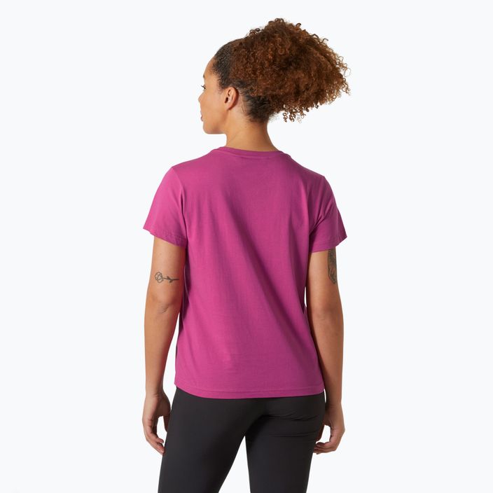 Helly Hansen women's T-shirt Logo 2.0 magenta 2.0 2