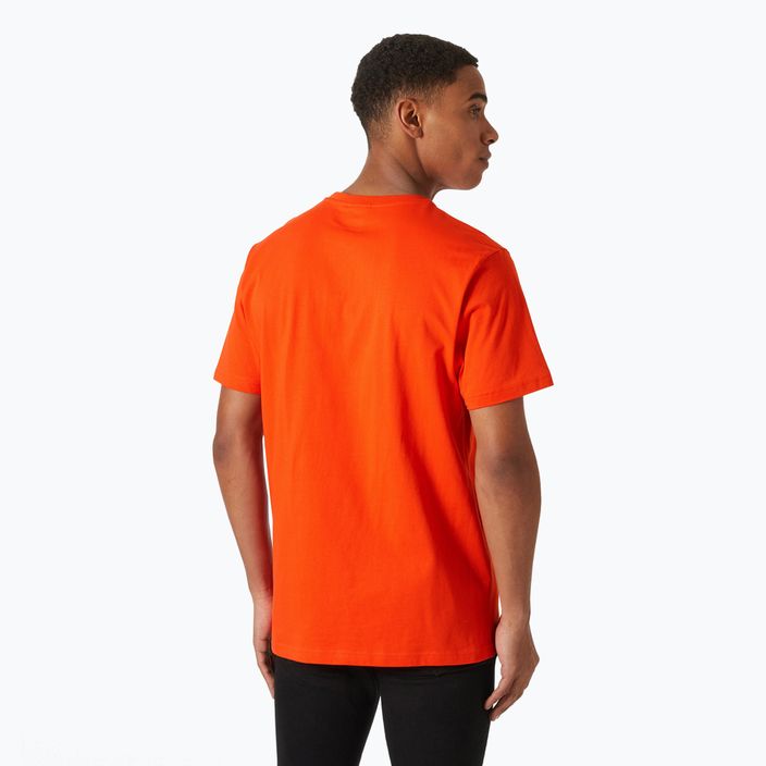 Men's Helly Hansen HH Box cherry tomato T-shirt 2