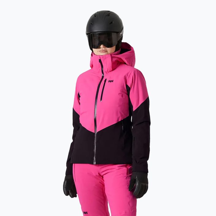 Women's ski jacket Helly Hansen Alphelia dragon fruit black